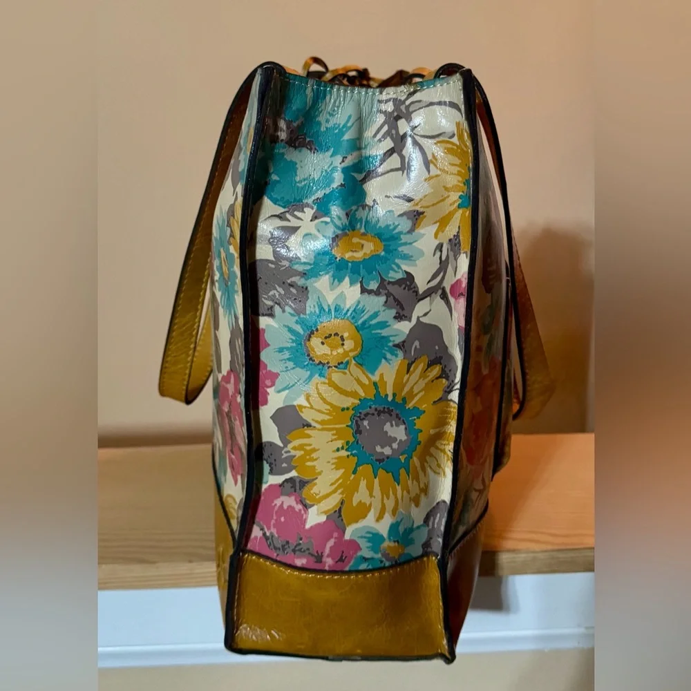 Patricia Nash First Bloom Leather Tote — New With Tags — Never Carried - Picture 8 of 14